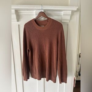 Everlane Men's Rust Crewneck Sweater